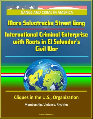 bigCover of the book Gangs and Crime in America: Mara Salvatrucha Street Gang: International Criminal Enterprise with Roots in El Salvador's Civil War - Cliques in the U.S., Organization, Membership, Violence, Rivalries by 