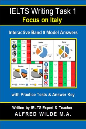 Book cover of IELTS Writing Task 1 Interactive Model Answers & Practice Tests (Focus on Italy)