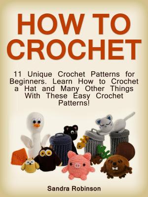 Cover of the book How to Crochet: 11 Unique Crochet Patterns for Beginners. Learn How to Crochet a Hat and Many Other Things With These Easy Crochet Patterns! by Tina Hunter