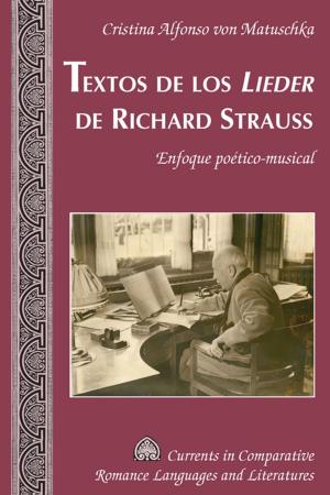 Book cover of Textos de los «Lieder» de Richard Strauss