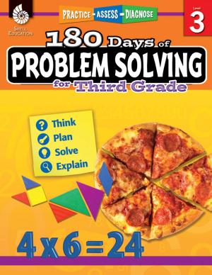 Book cover of 180 Days of Problem Solving for Third Grade: Practice, Assess, Diagnose