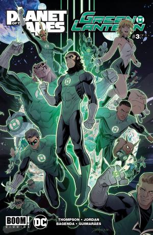 Cover of the book Planet of the Apes/Green Lantern #3 by John Allison, Whitney Cogar