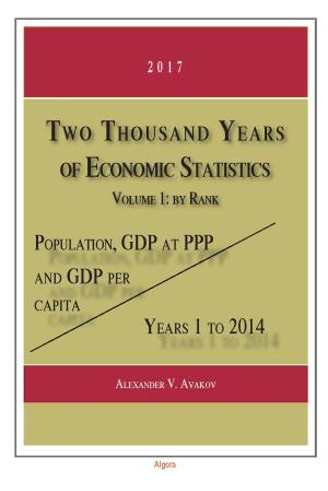 Book cover of Two Thousand Years of Economic Statistics, Years 1-2014, Vol. 1, by Rank