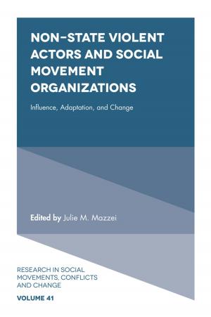 Cover of the book Non-State Violent Actors and Social Movement Organizations by Monica Thiel
