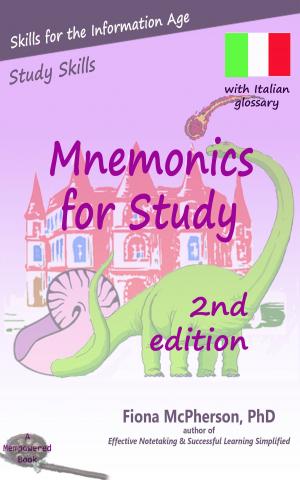Book cover of Mnemonics for Study: Italian edition