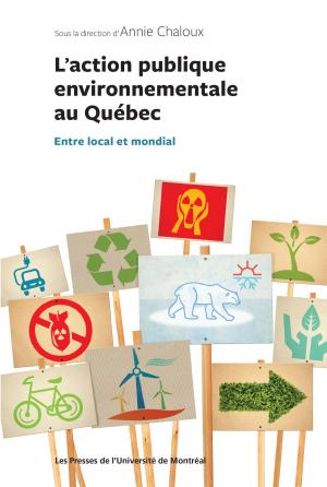 Cover of the book L'action publique environnementale au Québec by Yves Couturier, Dominique Gagnon, Louise Belzile, Mylène Salles