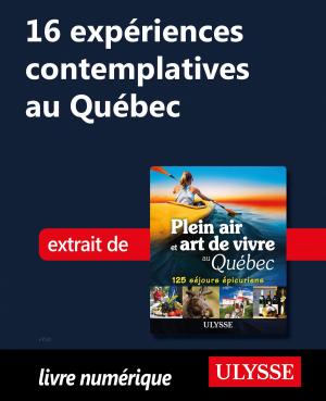 Cover of the book 16 expériences contemplatives au Québec by Alain Legault