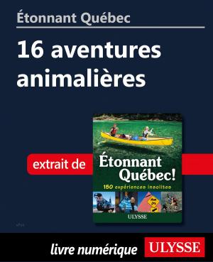 Cover of the book Étonnant Québec: 16 aventures animalières by Alain Legault