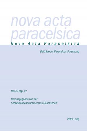 Cover of the book Nova Acta Paracelsica by Sebastian Lenze