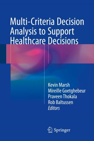 Cover of the book Multi-Criteria Decision Analysis to Support Healthcare Decisions by Neftali L V Carreño, Ananda M Barbosa, Bruno S. Noremberg, Mabel M. S. Salas, Susana C M Fernandes, Jalel Labidi