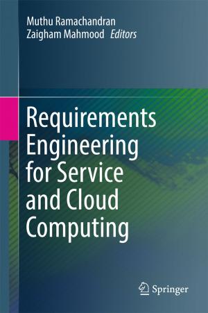 Cover of the book Requirements Engineering for Service and Cloud Computing by 