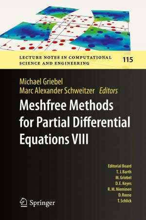 Cover of the book Meshfree Methods for Partial Differential Equations VIII by Kathryn M. de Luna, Jeffrey B. Fleisher