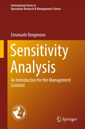 Cover of the book Sensitivity Analysis by Gengsheng Wang, Lijuan Wang, Yashan Xu, Yubiao Zhang