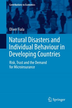 Cover of the book Natural Disasters and Individual Behaviour in Developing Countries by Patrick A. Naylor, Daniel P. Jarrett, Emanuël A.P. Habets