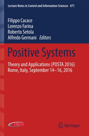 Cover of the book Positive Systems by Ricardo M.S.F. Almeida, Vasco Peixoto de Freitas, João M.P.Q. Delgado