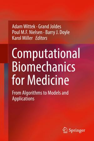 Cover of the book Computational Biomechanics for Medicine by Elza Bontempi