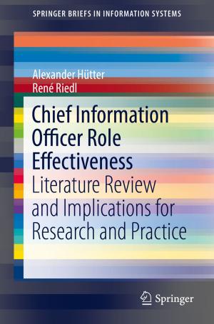 Book cover of Chief Information Officer Role Effectiveness