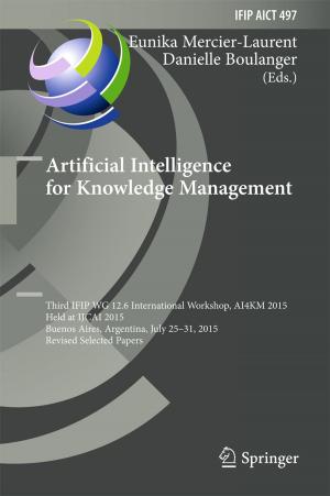 Cover of the book Artificial Intelligence for Knowledge Management by Robert J. Jacobs, Brian H. Sloan, Keith R. Pine