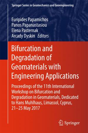 Cover of the book Bifurcation and Degradation of Geomaterials with Engineering Applications by Fabiola Pardo