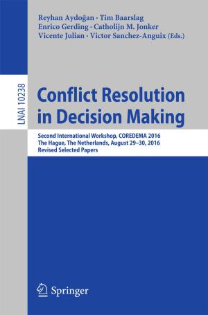 Cover of the book Conflict Resolution in Decision Making by Nataša Rogelja, Alenka Janko Spreizer