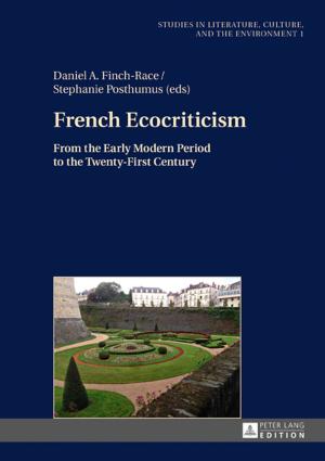 Cover of the book French Ecocriticism by Martina Oehri