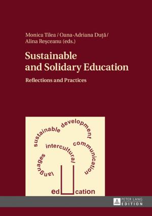 Cover of the book Sustainable and Solidary Education by Sonja Müller