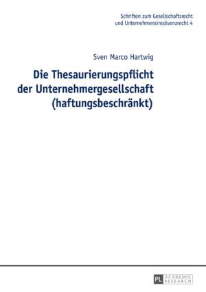 Cover of the book Die Thesaurierungspflicht der Unternehmergesellschaft (haftungsbeschraenkt) by Magdalena Zabielska
