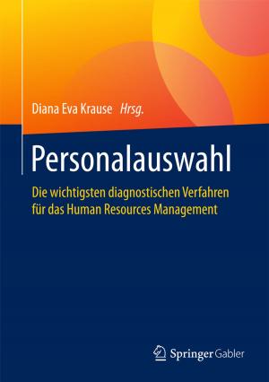 Cover of the book Personalauswahl by Manfred Bruhn