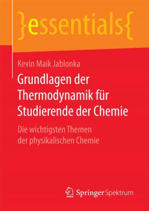 Cover of the book Grundlagen der Thermodynamik für Studierende der Chemie by 