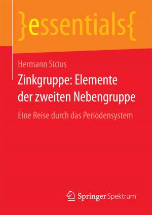 Book cover of Zinkgruppe: Elemente der zweiten Nebengruppe
