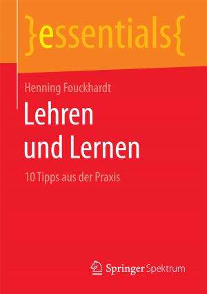 Cover of the book Lehren und Lernen by Xiaojuan Ma, Florian Becker