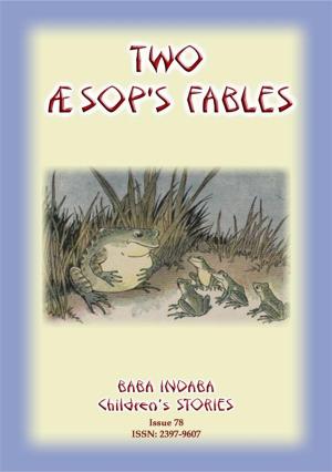 Cover of the book TWO AESOP'S FABLES - The Raven and the Swan and The Frogs and the Ox Simplified for children by Anon E Mouse