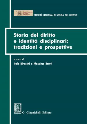 Cover of the book Storia del diritto e identità disciplinari: tradizioni e prospettive by Morello Enrico