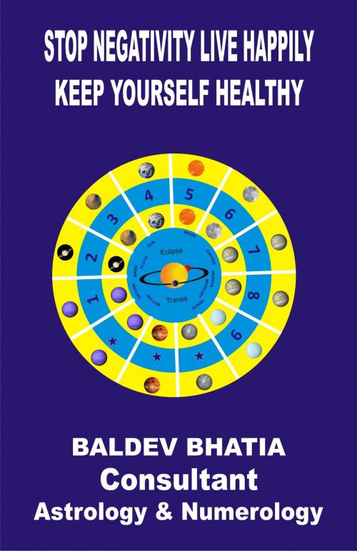 Cover of the book Stop Negativity Live Happily by BALDEV BHATIA, BALDEV BHATIA