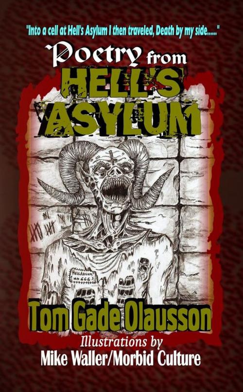 Cover of the book Poetry from Hell's Asylum by Tom Gade Olausson, Black Bed Sheet Books