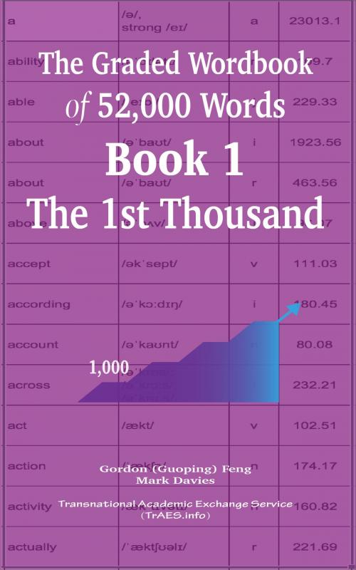 Cover of the book The Graded Wordbook of 52,000 Words Book 1: The 1st Thousand by Gordon (Guoping) Feng, Mark Davies, Transnational Academic Exchange Service (TrAES.info)