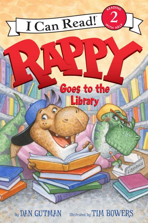 Cover of the book Rappy Goes to the Library by Dan Gutman, HarperCollins