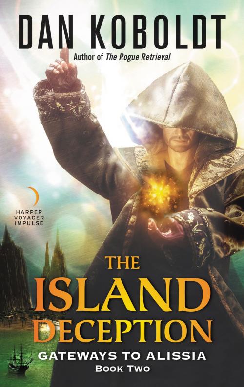 Cover of the book The Island Deception by Dan Koboldt, Harper Voyager Impulse