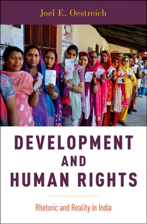 Cover of the book Development and Human Rights by Joel E. Oestreich, Oxford University Press