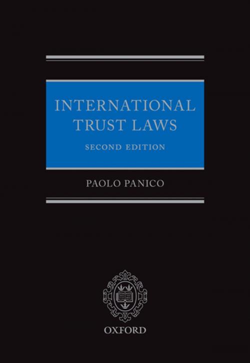 Cover of the book International Trust Laws by Paolo Panico, OUP Oxford