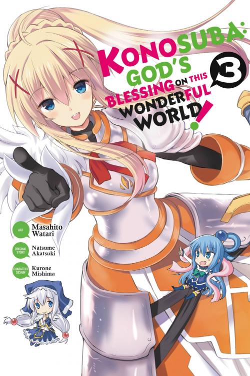 Cover of the book Konosuba: God's Blessing on This Wonderful World!, Vol. 3 (manga) by Natsume Akatsuki, Masahito Watari, Yen Press