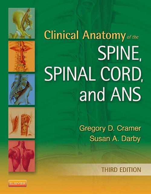 Cover of the book Clinical Anatomy of the Spine, Spinal Cord, and ANS - E-Book by Gregory D. Cramer, DC, PhD, Susan A. Darby, PhD, Elsevier Health Sciences
