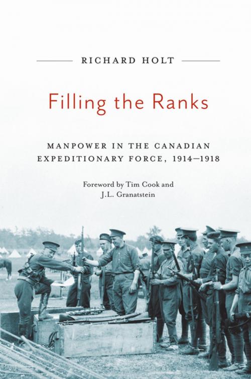 Cover of the book Filling the Ranks by Richard Holt, MQUP
