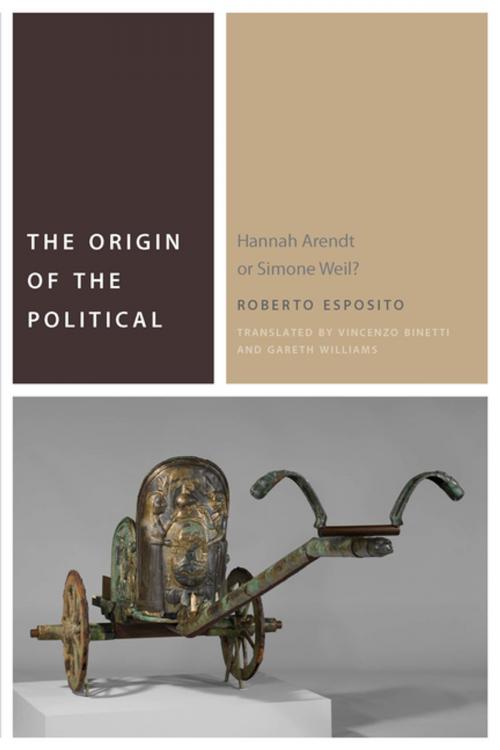 Cover of the book The Origin of the Political by Roberto Esposito, Fordham University Press
