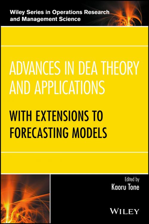 Cover of the book Advances in DEA Theory and Applications by , Wiley