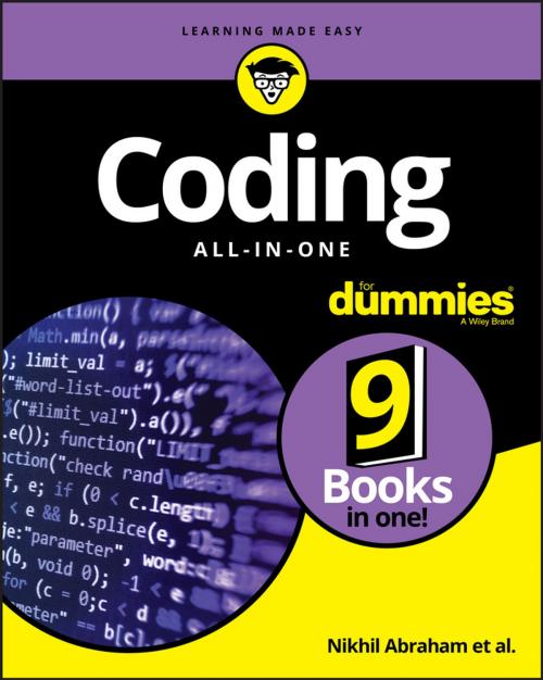 Cover of the book Coding All-in-One For Dummies by Nikhil Abraham, Wiley