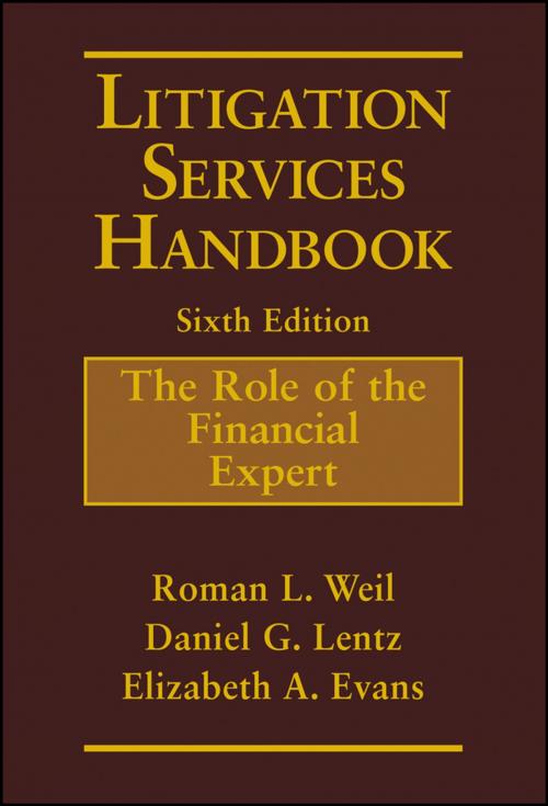 Cover of the book Litigation Services Handbook by Roman L. Weil, Daniel G. Lentz, Elizabeth A. Evans, Wiley