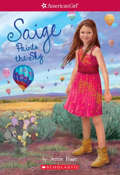 Cover of the book Saige Paints the Sky (American Girl: Girl of the Year 2013, Book 2) by Jessie Haas, Scholastic Inc.