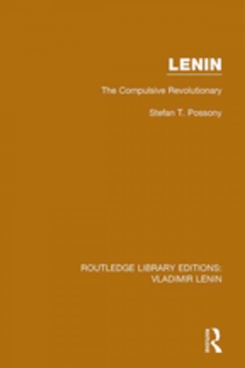 Cover of the book Lenin by Stefan T. Possony, Taylor and Francis