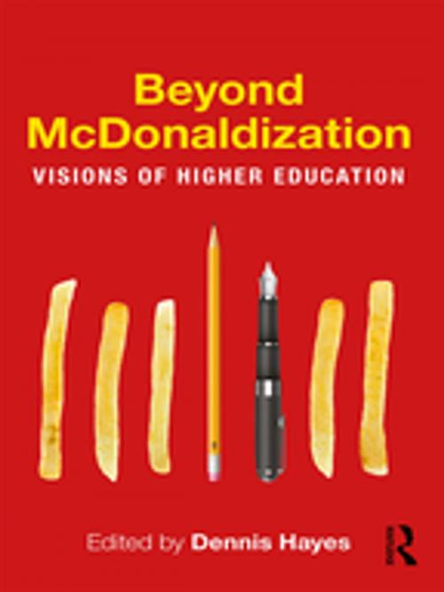 Cover of the book Beyond McDonaldization by , Taylor and Francis